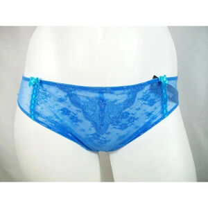 LARGE Paramour 635005‎ by Felina Captivate Bikini Panty Lake Blue NWT